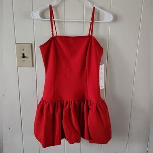 NWT Love Poem Red Mini Dress Size L